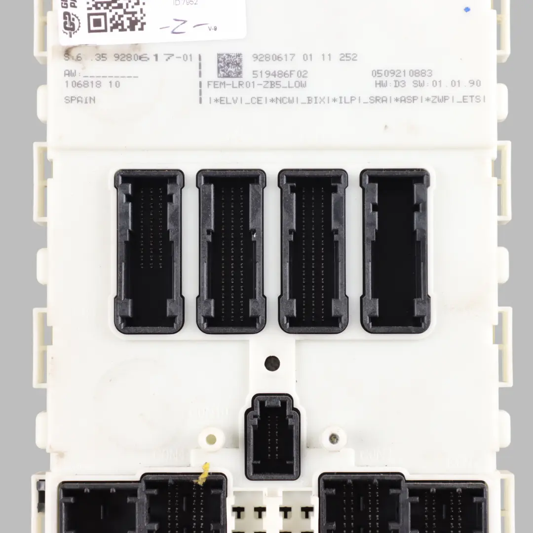 BMW F20 Diesel Front Electronic Module Control Unit FEM BCM ECU - SKU 9280617 - Part number 9280617