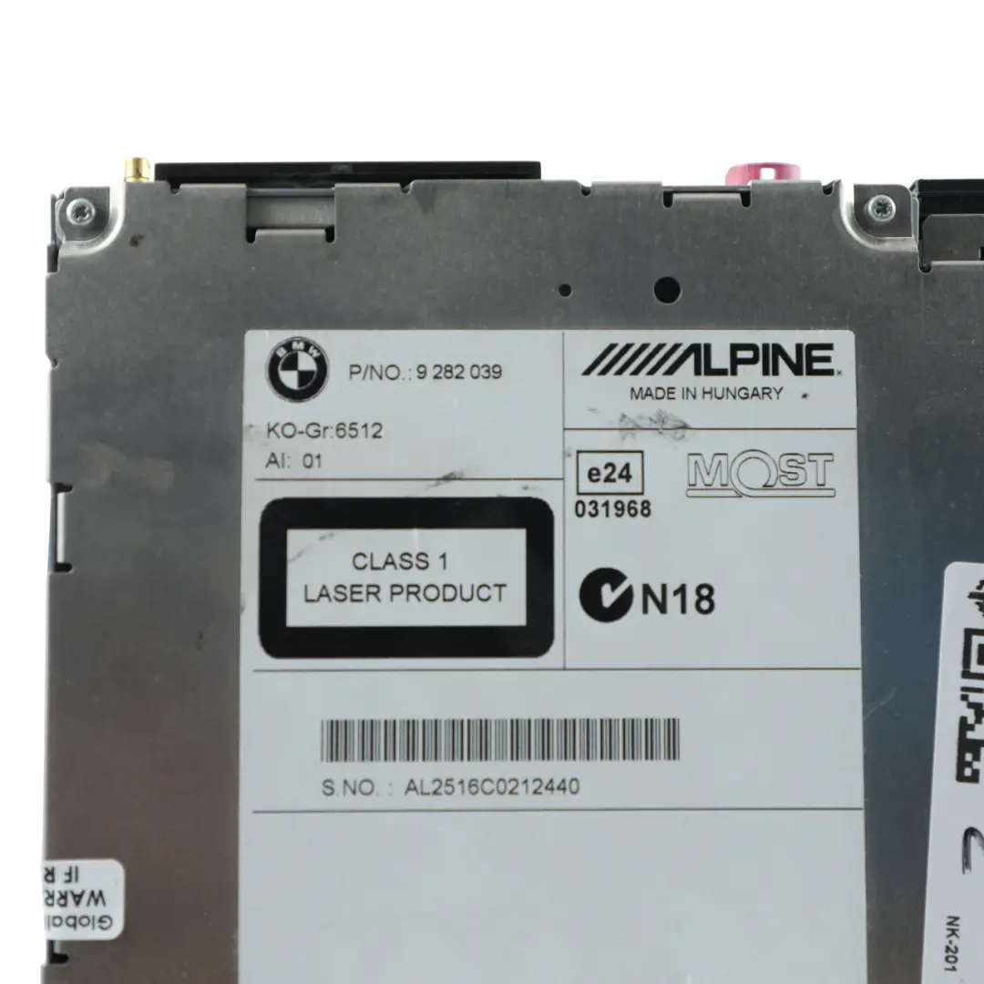 BMW X3 F25 Head Unit Navigation GPS Sat Nav Infotainment DAB CHAMP2 9286465 - SKU 9282039 - Part number 9282039