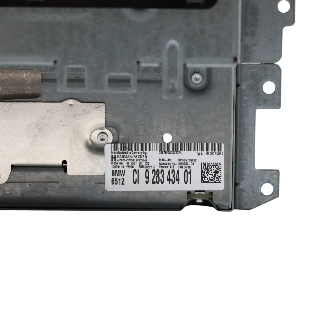 Central Estereo Profesional Sistema Navegación Ordenador CIC 9214939 para BMW Z4 E89 con número de pieza 9283433 BMW Z4 E89 Central Estereo Profesional Sistema Navegación Ordenador CIC 9214939 - SKU 9283433-2 - Número de pieza 9283433