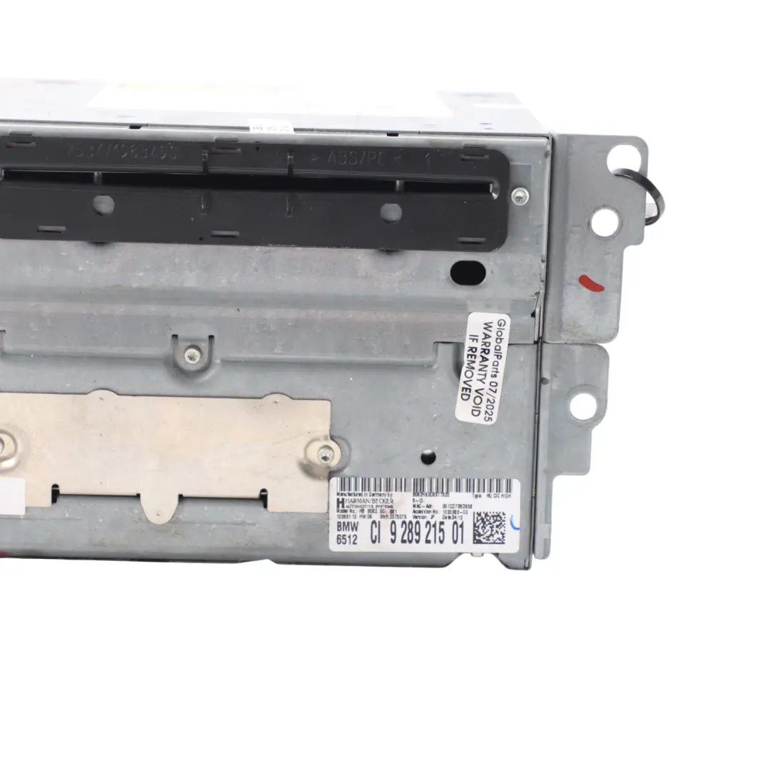 BMW F20 Professional Radio Navigation Head Unit Sat Nav - SKU 9289215 - Part number 9289215