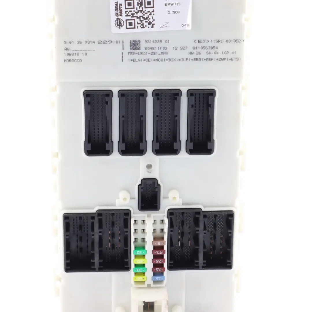 BMW F20 Modulo Elettronico Anteriore Unità Di Controllo Corpo FEM ECU - SKU 9314229 - Numero di parte 9314229