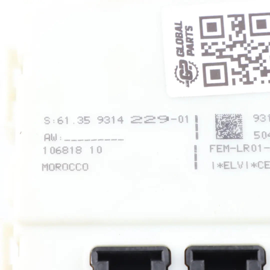BMW F20 Vorderseite Elektronik Modul Karosserie Steuergerät FEM ECU - SKU 9314229 - Teilenummer 9314229