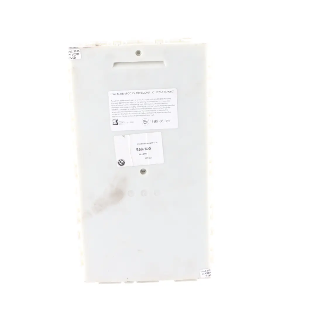 Módulo Electrónico Delantero Unidad Control Del Cuerpo FEM ECU para BMW F20 con número de pieza 9314229 BMW F20 Módulo Electrónico Delantero Unidad Control Del Cuerpo FEM ECU - SKU 9314229 - Número de pieza 9314229