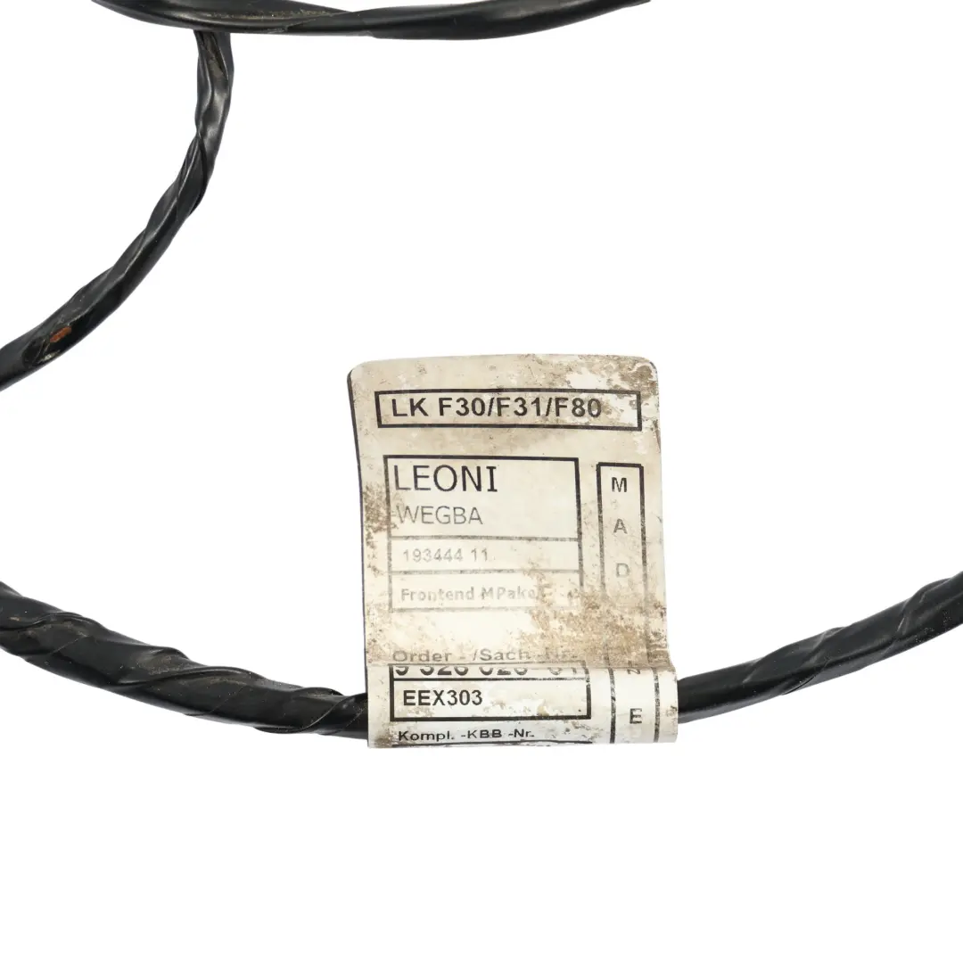 BMW F30 F31 F32 PDC Wiring Front Bumper Cable Loom Harness - SKU 9326026 - Part number 9326026
