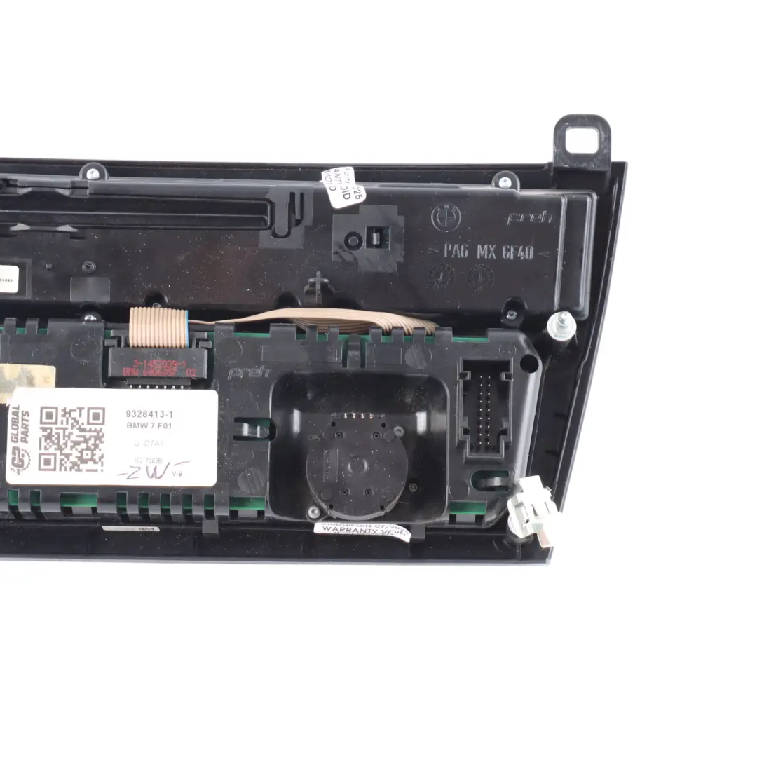 BMW F01 F02 Pannello Controlo Unità Interruttore Aria Condizionata Radio 9331872 - SKU 9328413-1 - Numero di parte 9328413