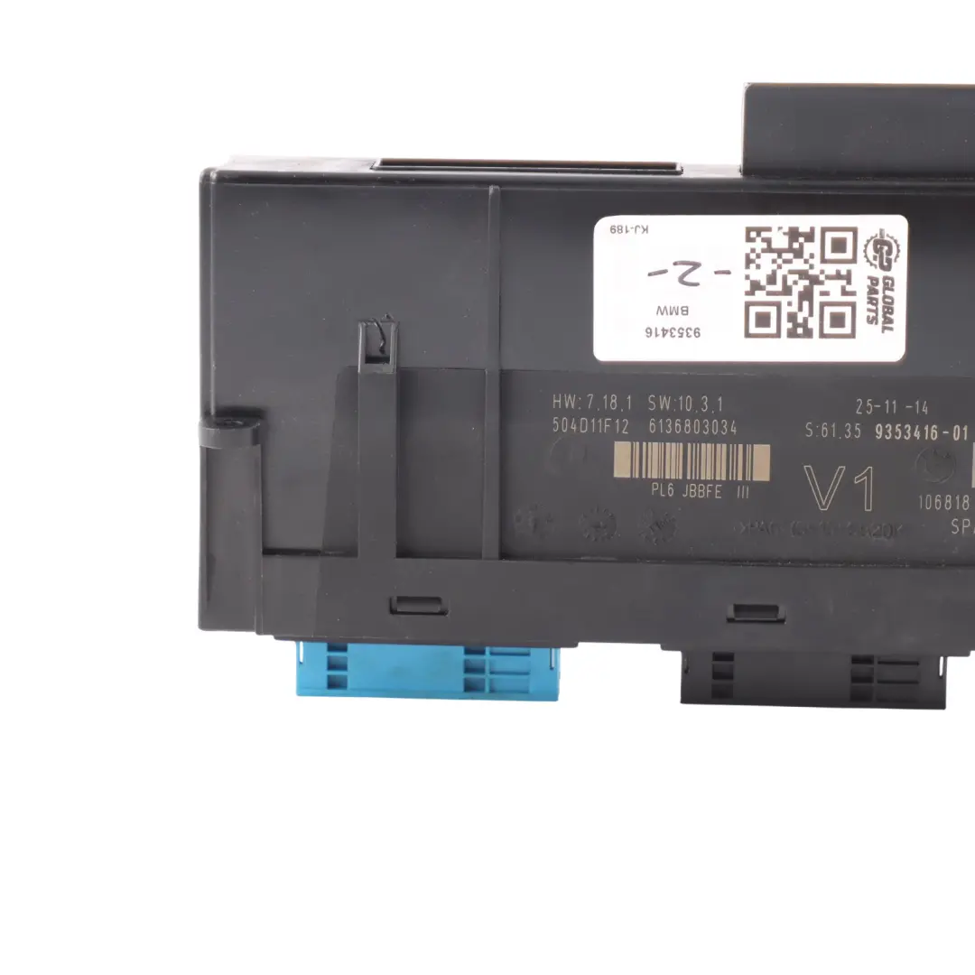 Junction Box BMW F10 PL6 JBBFE III V1 Body Control Module - SKU 9353416 - Part number 9353416