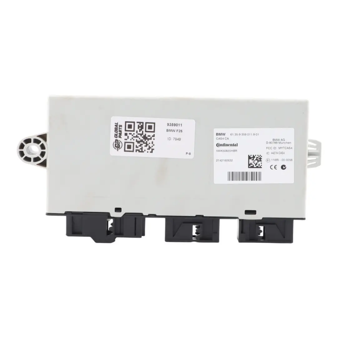 CAS4 Module BMW F01 F07 F10 F11 F12 X3 F25 Key Reading Control Unit - SKU 9359011 - Part number 9359011