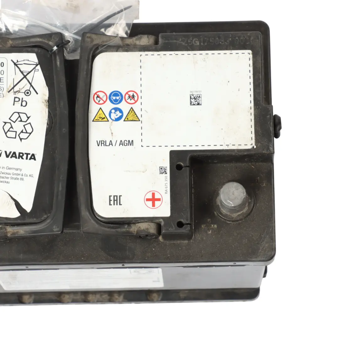 Varta AGM Car Battery 12V 70Ah 720A 9878490 to BMW with Part number 9381780 BMW Varta AGM Car Battery 12V 70Ah 720A 9878490 - SKU 9381780-1 - Part number 9381780