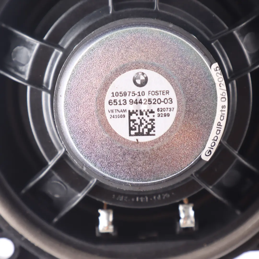 U10 F70 F74 Altavoz Hifi Gama Media Delantero Izquierdo Derecho para BMW U06 con número de pieza 9442520 BMW U06 U10 F70 F74 Altavoz Hifi Gama Media Delantero Izquierdo Derecho - SKU 9442520 - Número de pieza 9442520