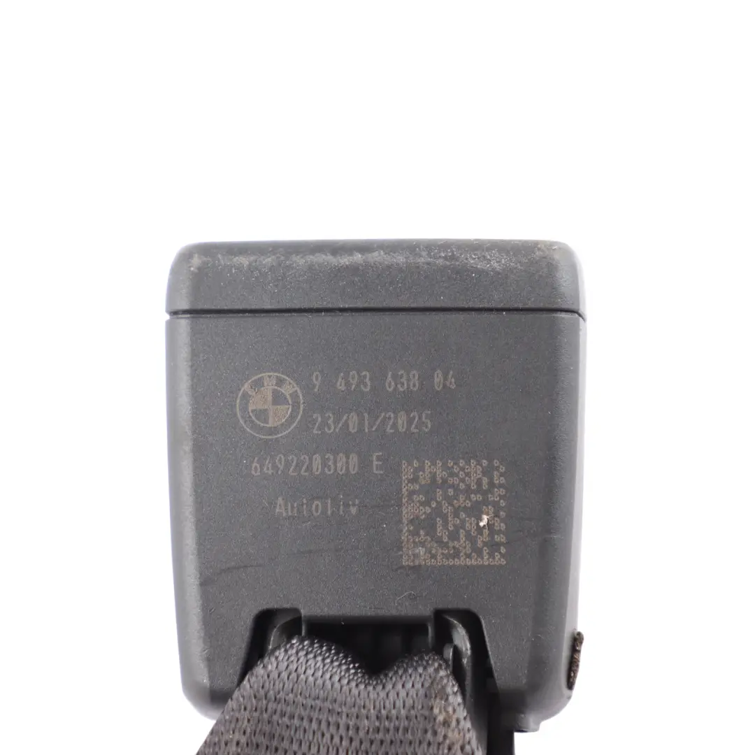 BMW U06 Active Tourer Rear Middle Centre Seat Belt Buckle Latch Catch - SKU 9493638 - Part number 9493638
