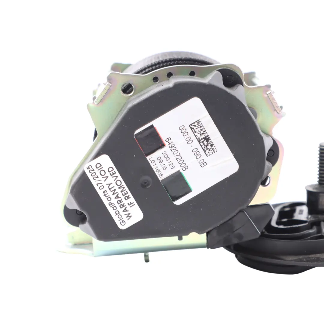 Middle Centre Seat Belt to BMW U06 Active Tourer Rear with Part number 9493878 BMW U06 Active Tourer Rear Middle Centre Seat Belt - SKU 9493878 - Part number 9493878