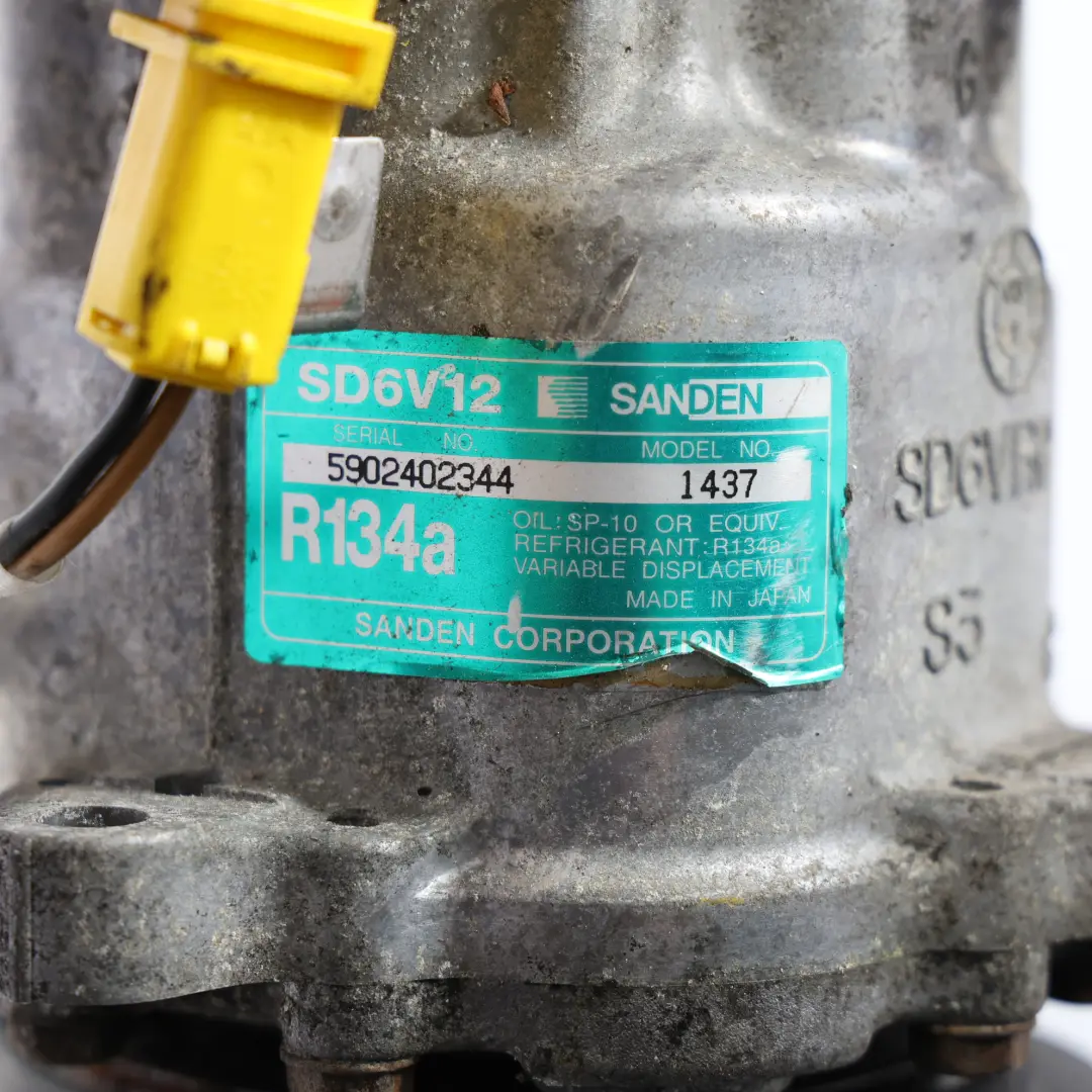 Peugeot 206 2.0 HDI Diesel A/C Pompa Compressore Aria Condizionata - SKU 9639078280 - Numero di parte 9639078280