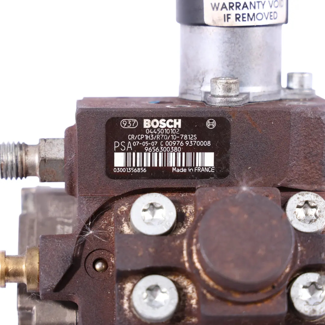  Citroen DISPATCH III 1.6 HDI 9HM High Pressure Fuel Pump - SKU 9656300380 - Part number 9656300380