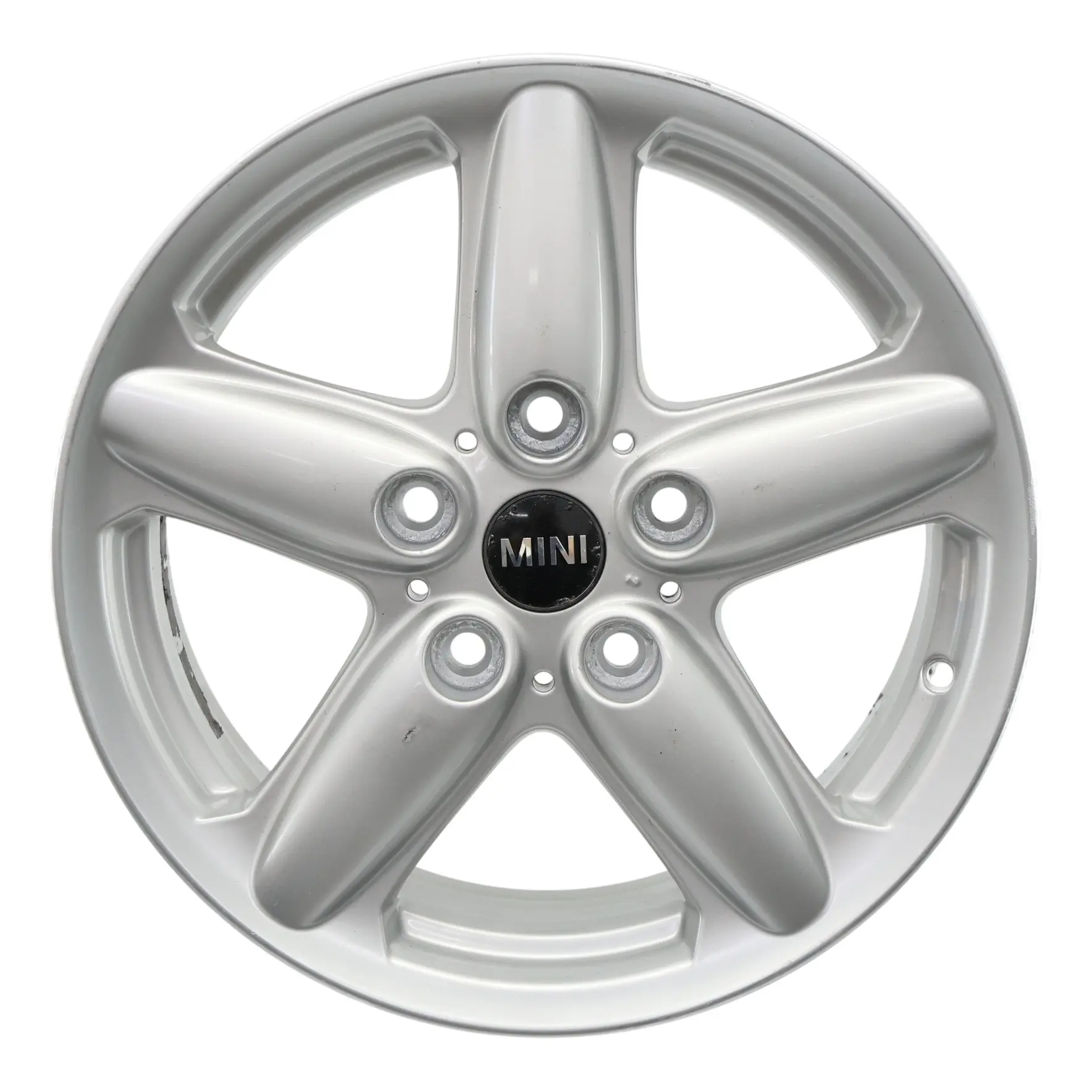 Mini Cooper R60 R61 Llanta De aleacion De plata 16" 6,5J 5-Star Single Spoke 124