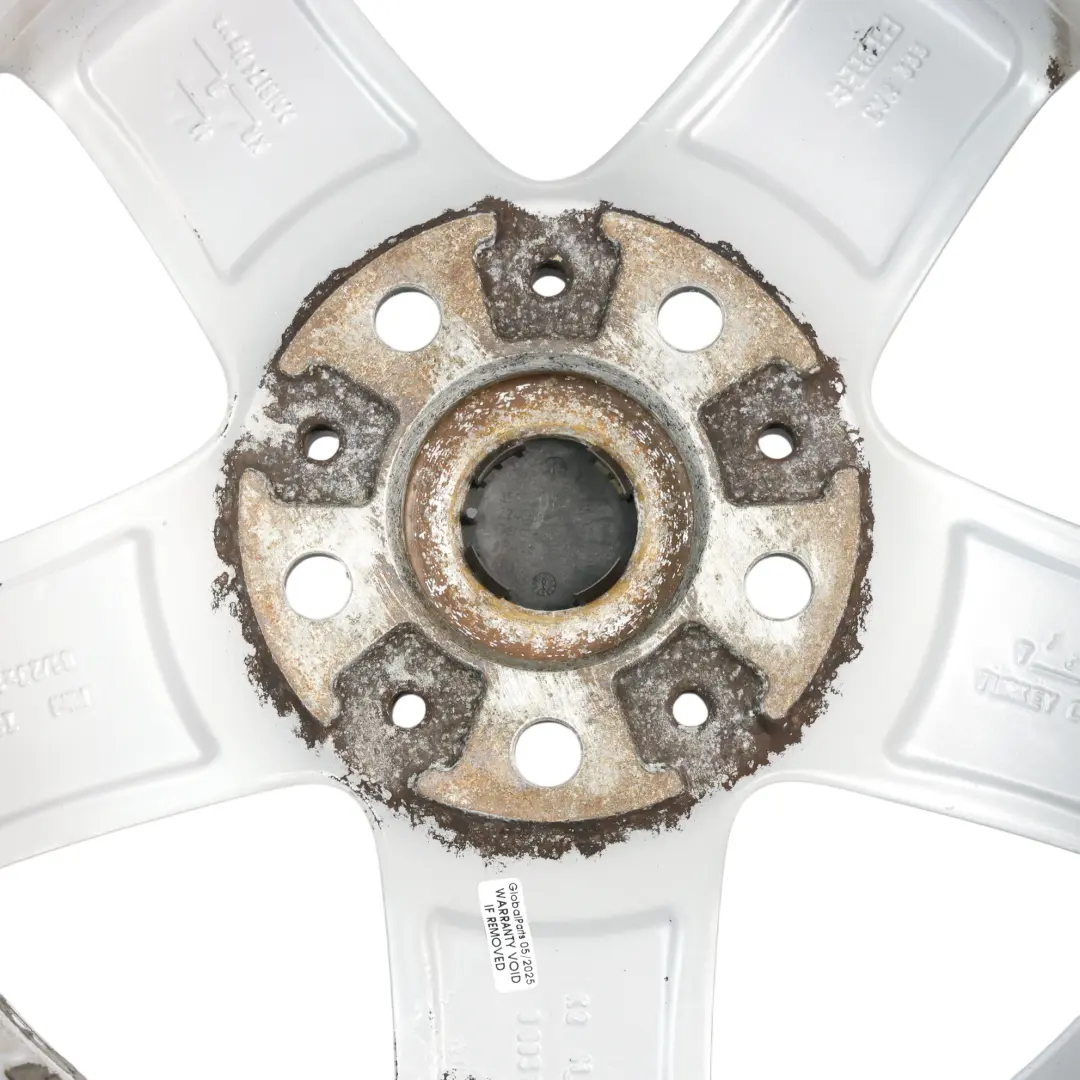 Felge 16" 6,5J Silber 5-Stern Einzel-Speiche 124 für Mini Cooper One R60 R61 mit Teilenummer 9803720 Mini Cooper One R60 R61 Felge 16" 6,5J Silber 5-Stern Einzel-Speiche 124 - SKU 9803720-3 - Teilenummer 9803720