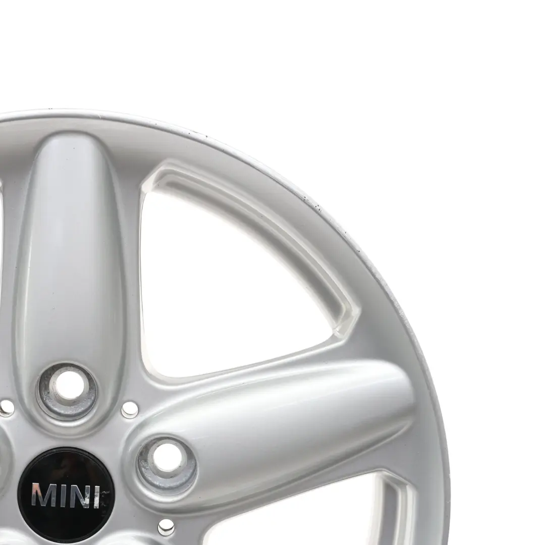 Mini Cooper One R60 R61 Cerchio Lega 16" 6,5J Argento 5-Star A Razze Singole 124 - SKU 9803720-3 - Numero di parte 9803720