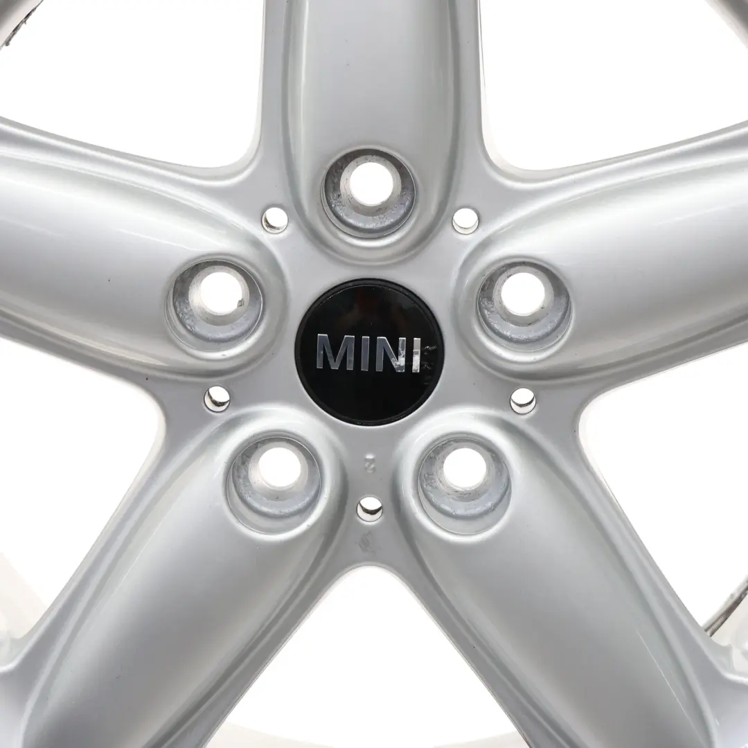 Llanta Aleación 16" 6,5J Plata 5-Estrellas Radio Único 124 para Mini One R60 R61 con número de pieza 9803720 Mini One R60 R61 Llanta Aleación 16" 6,5J Plata 5-Estrellas Radio Único 124 - SKU 9803720-3 - Número de pieza 9803720