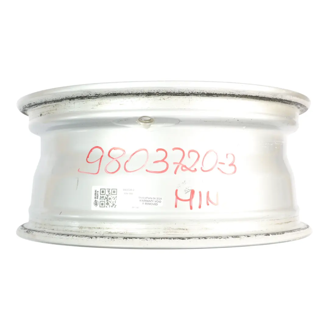 Felge 16" 6,5J Silber 5-Stern Einzel-Speiche 124 für Mini Cooper One R60 R61 mit Teilenummer 9803720 Mini Cooper One R60 R61 Felge 16" 6,5J Silber 5-Stern Einzel-Speiche 124 - SKU 9803720-3 - Teilenummer 9803720