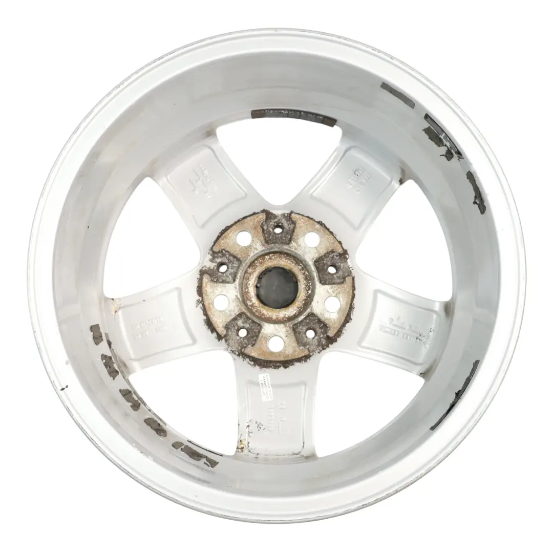 Mini Cooper One R60 R61 Cerchio Lega 16" 6,5J Argento 5-Star A Razze Singole 124 - SKU 9803720-3 - Numero di parte 9803720