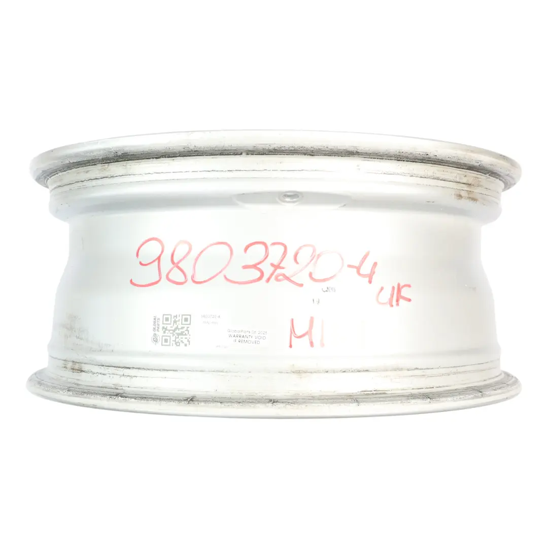 Alloy Rim 16" 6,5J ET:46 5-Star Single Spoke 124 to Mini Cooper R60 Silver Wheel with Part number 9803720 Mini Cooper R60 Silver Wheel Alloy Rim 16" 6,5J ET:46 5-Star Single Spoke 124 - SKU 9803720-4 - Part number 9803720