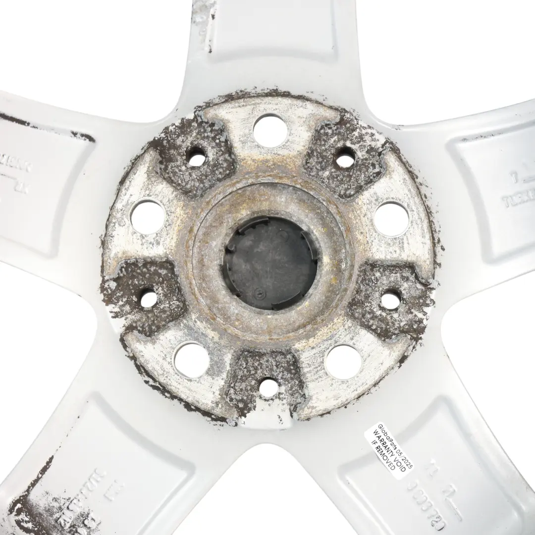 Alloy Rim 16" 6,5J ET:46 5-Star Single Spoke 124 to Mini Cooper R60 Silver Wheel with Part number 9803720 Mini Cooper R60 Silver Wheel Alloy Rim 16" 6,5J ET:46 5-Star Single Spoke 124 - SKU 9803720-4 - Part number 9803720