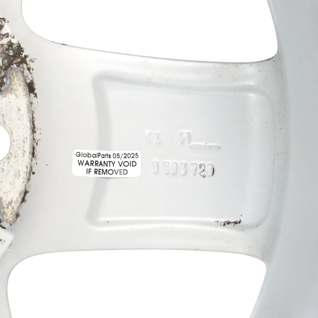 Alloy Rim 16" 6,5J ET:46 5-Star Single Spoke 124 to Mini Cooper R60 Silver Wheel with Part number 9803720 Mini Cooper R60 Silver Wheel Alloy Rim 16" 6,5J ET:46 5-Star Single Spoke 124 - SKU 9803720-4 - Part number 9803720