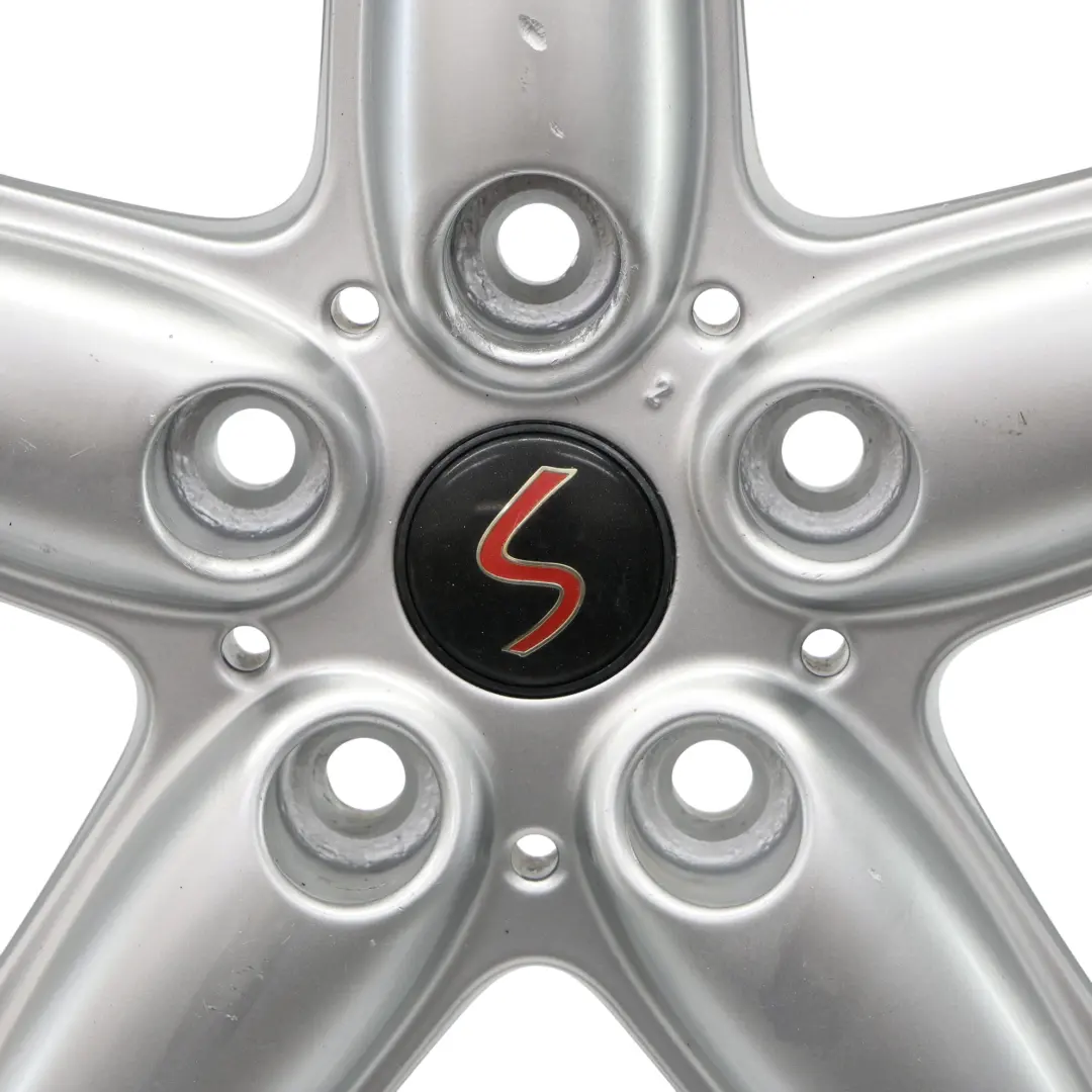 Llanta De aleacion 16" ET:46 6,5J 5-Star Single Spoke 124 para Mini Cooper R60 Silver con número de pieza 9803720 Mini Cooper R60 Silver Llanta De aleacion 16" ET:46 6,5J 5-Star Single Spoke 124 - SKU 9803720-5 - Número de pieza 9803720