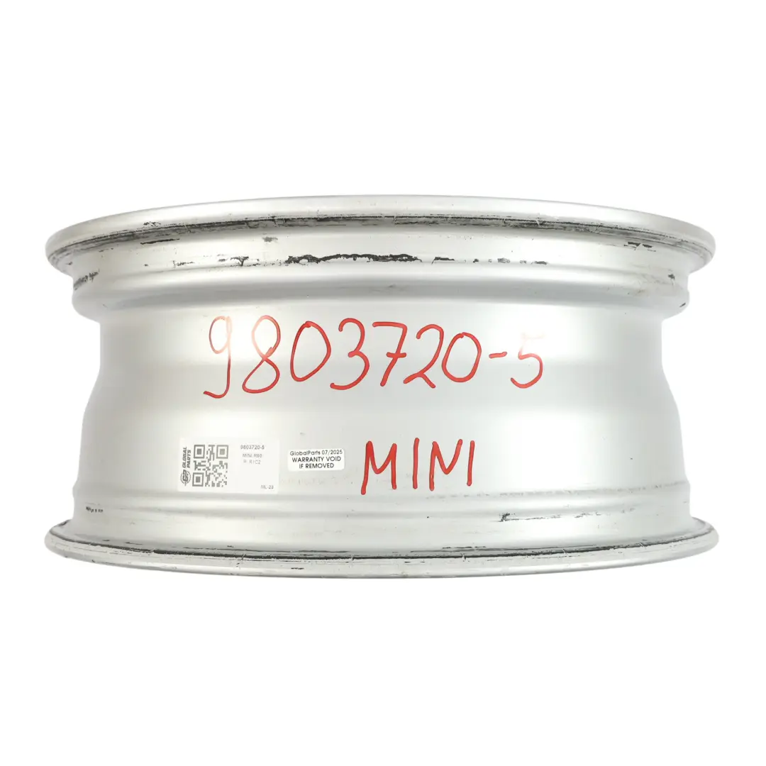 Mini Cooper R60 Silver Wheel Alloy Rim 16" ET:46 6,5J 5-Star Single Spoke 124 - SKU 9803720-5 - Part number 9803720