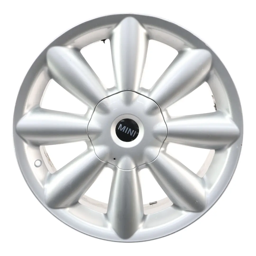 Mini R60 R61 Llanta De aleacion plateada 18" ET:52 7,5J Turbo Fan 126 - SKU 9803724-1 - Número de pieza 9803724
