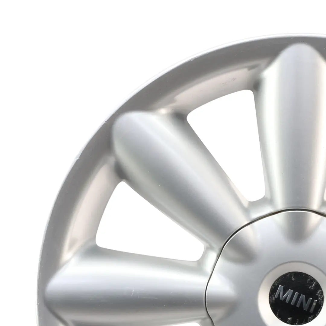 Mini Cooper R60 R61 Argento Cerchio In Lega 18" Et:52 7,5J Turbo Fan 126 - SKU 9803724-2 - Numero di parte 9803724