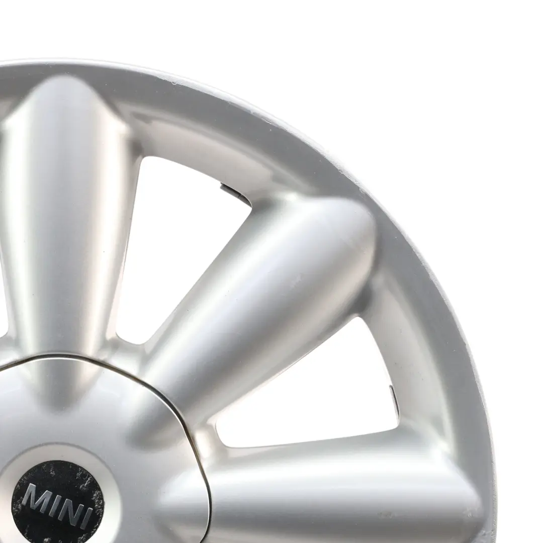 Mini Cooper R60 R61 Argento Cerchio In Lega 18" Et:52 7,5J Turbo Fan 126 - SKU 9803724-2 - Numero di parte 9803724