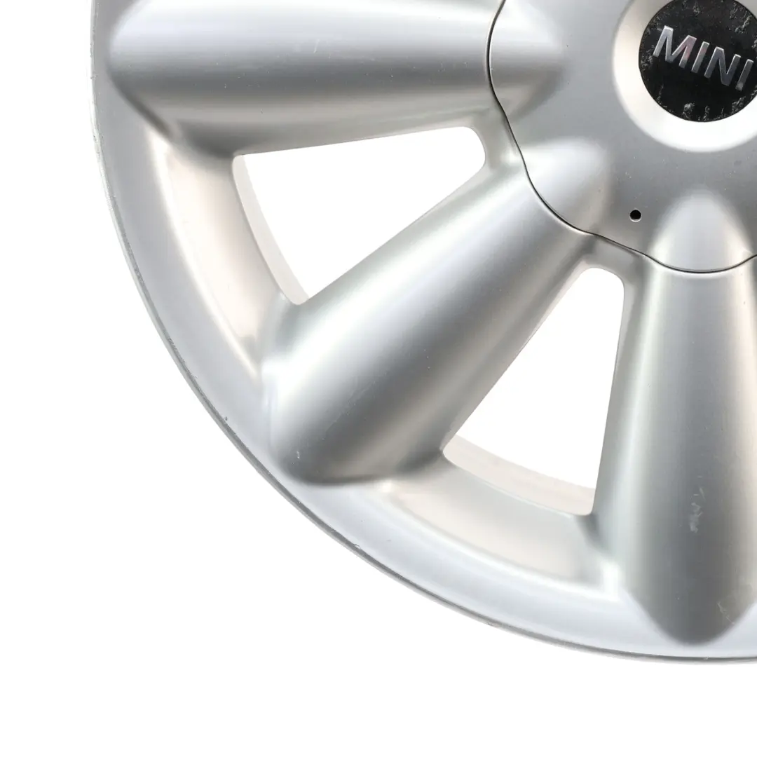 Mini Cooper R60 R61 Silver Wheel Alloy Rim 18" ET:52 7,5J Turbo Fan 126 - SKU 9803724-2 - Part number 9803724