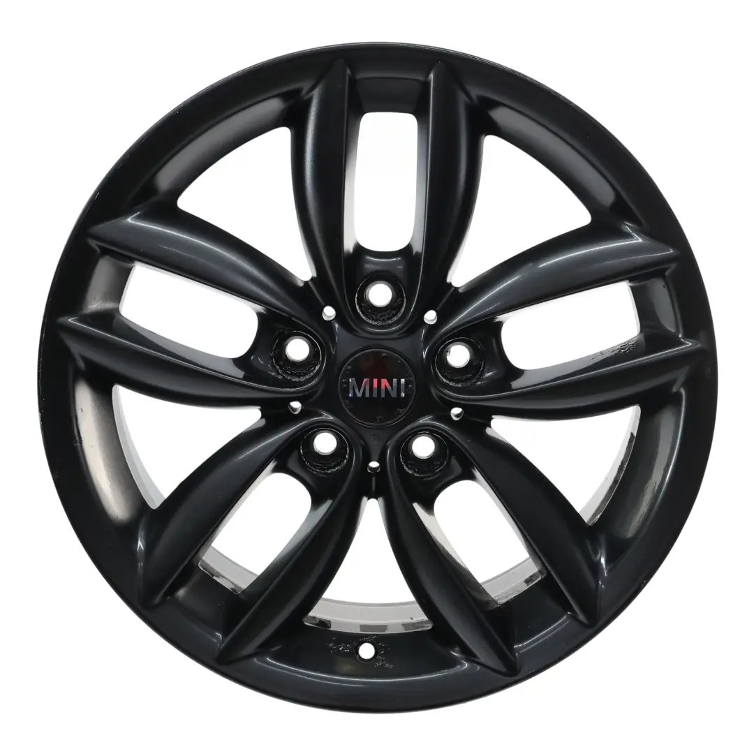 Wheel Rim Mini R60 R61 Alloy 17" 7J 5-Star Double Spoke - 124 Black - SKU 9803726-4 - Part number 9803726