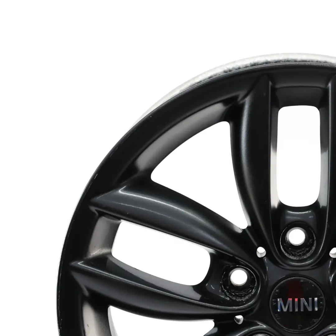 Wheel Rim Mini R60 R61 Alloy 17" 7J 5-Star Double Spoke - 124 Black - SKU 9803726-4 - Part number 9803726