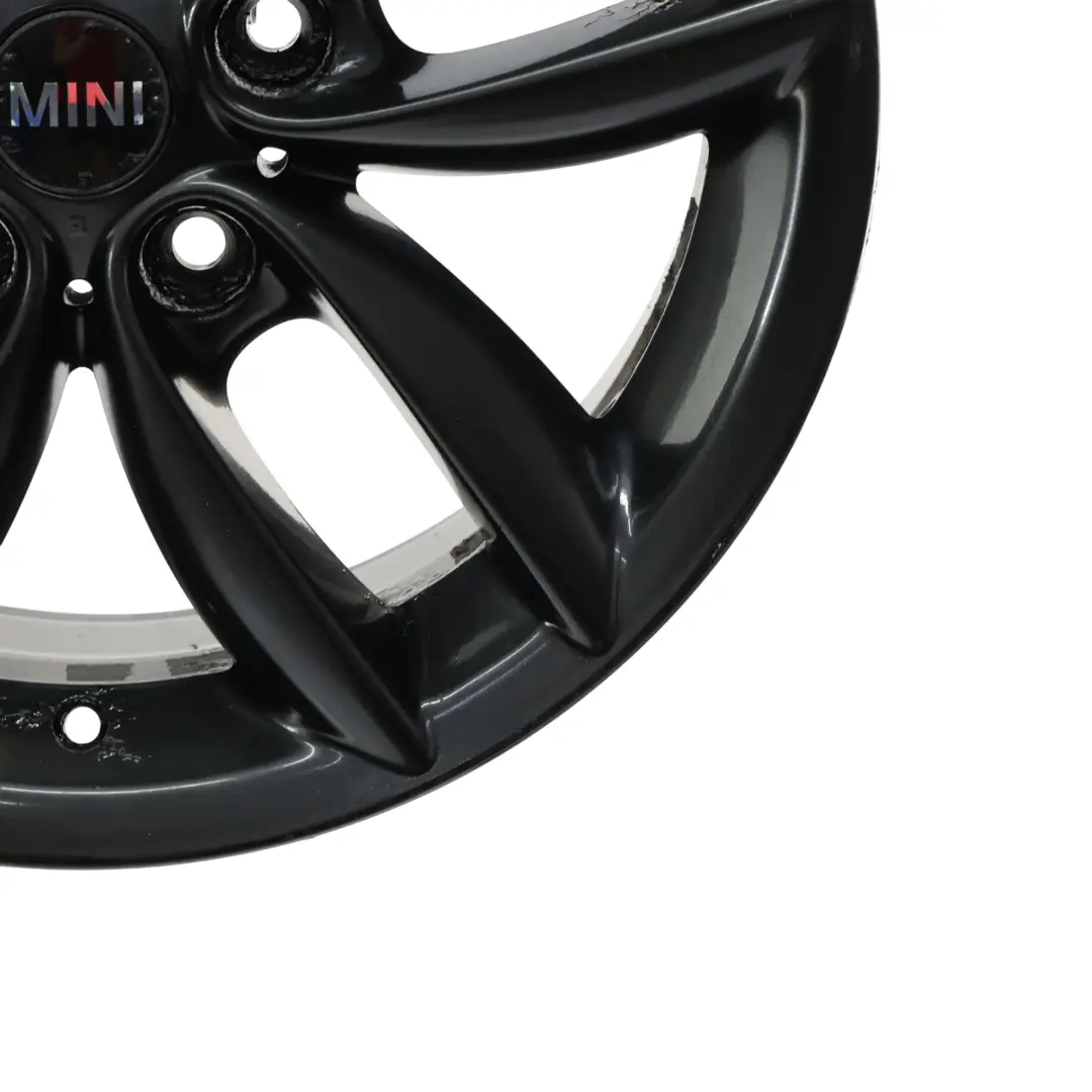 Wheel Rim Mini R60 R61 Alloy 17" 7J 5-Star Double Spoke - 124 Black - SKU 9803726-4 - Part number 9803726