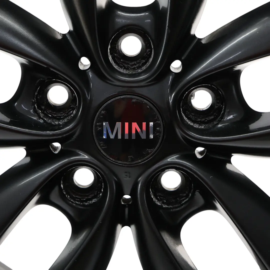 Wheel Rim Mini R60 R61 Alloy 17" 7J 5-Star Double Spoke - 124 Black - SKU 9803726-4 - Part number 9803726