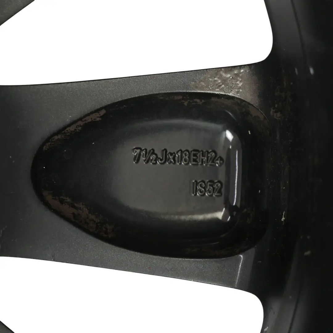 Mini Cooper One R60 R61 Wheel Alloy Rim Black 18" ET:52 7,5J Turbo Fan 126 - SKU 9804374-1 - Part number 9804374