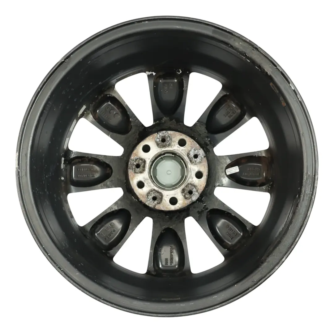 Mini Cooper One R60 R61 Cerchio in lega nero 18" 7,5J ET:52 Turbo Fan 126 - SKU 9804374-2 - Numero di parte 9804374
