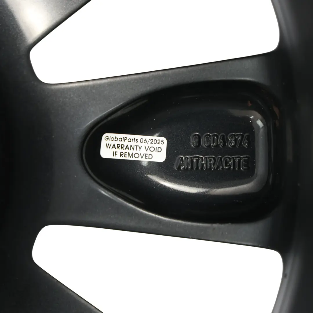 Mini Cooper One R60 R61 Jante Alliage Noire 18" 7,5J ET:52 Turbo Fan 126 - SKU 9804374-2 - Numéro de pièce 9804374