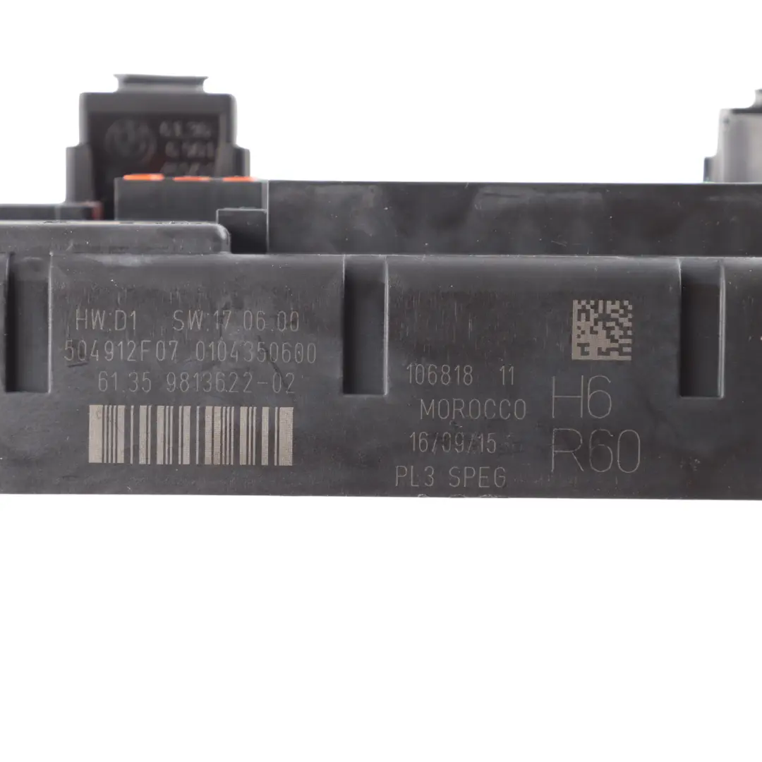 Boîte De distribution De Fusibles pour Mini Countryman R60 à propos du numéro de pièce 9813622 Mini Countryman R60 Boîte De distribution De Fusibles - SKU 9813622-1 - Numéro de pièce 9813622