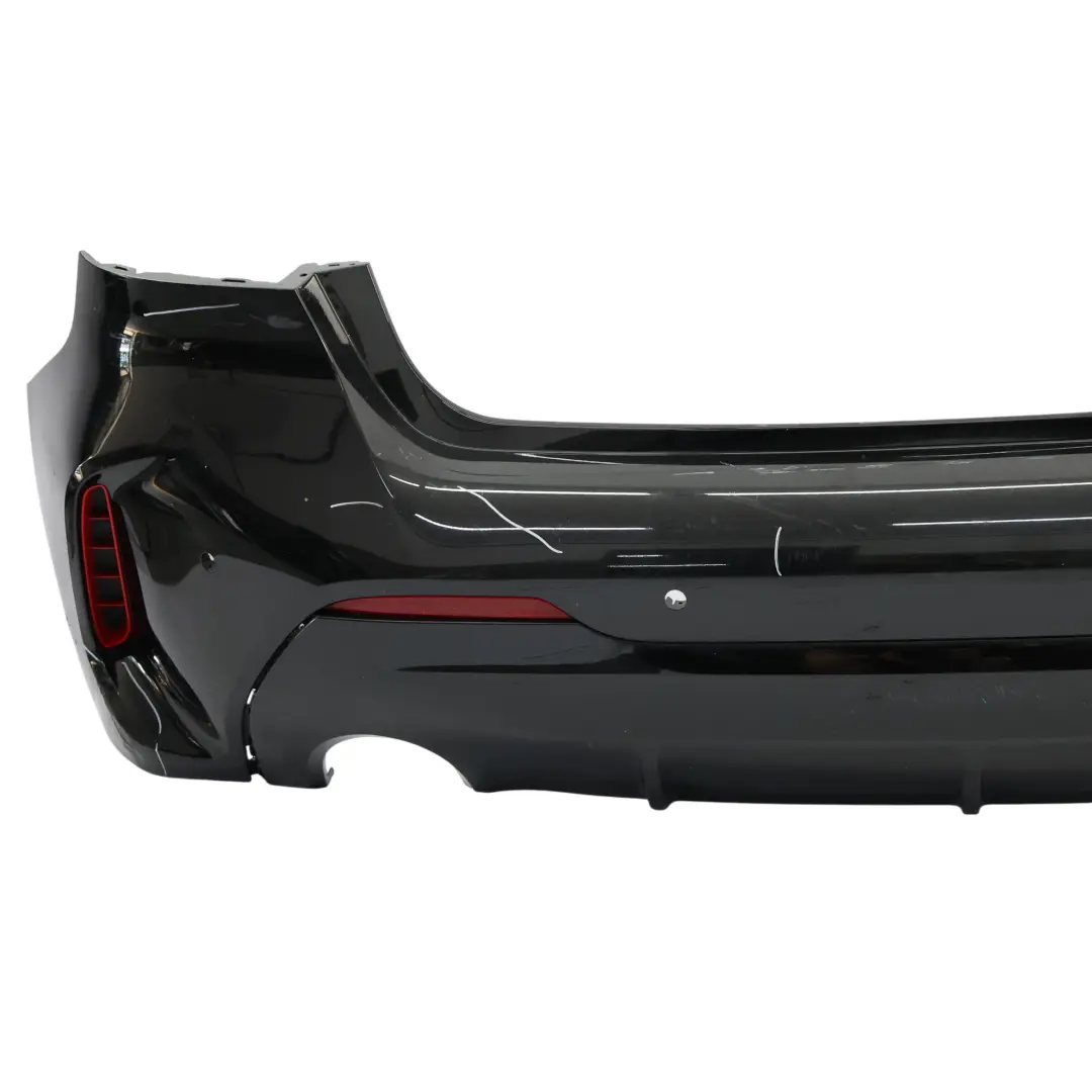 Bumper M Sport Trim Panel PDC Black Sapphire Metallic - 475 to BMW F40 Rear with Part number 9881580 BMW F40 Rear Bumper M Sport Trim Panel PDC Black Sapphire Metallic - 475 - SKU 9881580-BS - Part number 9881580