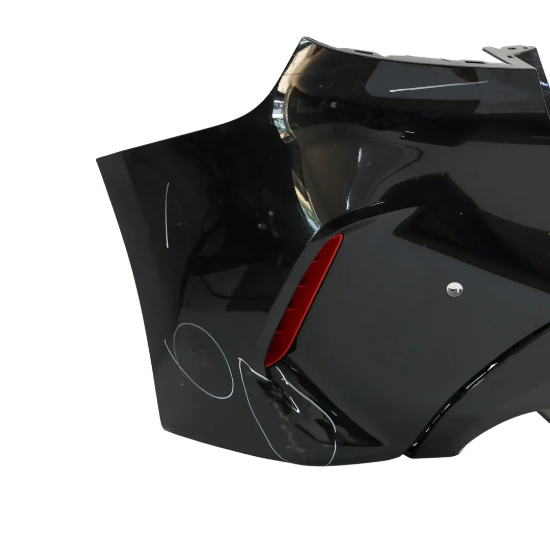 Bumper M Sport Trim Panel PDC Black Sapphire Metallic - 475 to BMW F40 Rear with Part number 9881580 BMW F40 Rear Bumper M Sport Trim Panel PDC Black Sapphire Metallic - 475 - SKU 9881580-BS - Part number 9881580