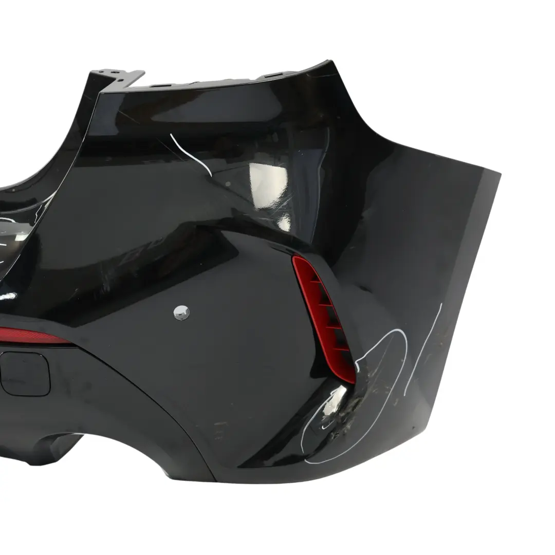 BMW F40 Rear Bumper M Sport Trim Panel PDC Black Sapphire Metallic - 475 - SKU 9881580-BS - Part number 9881580