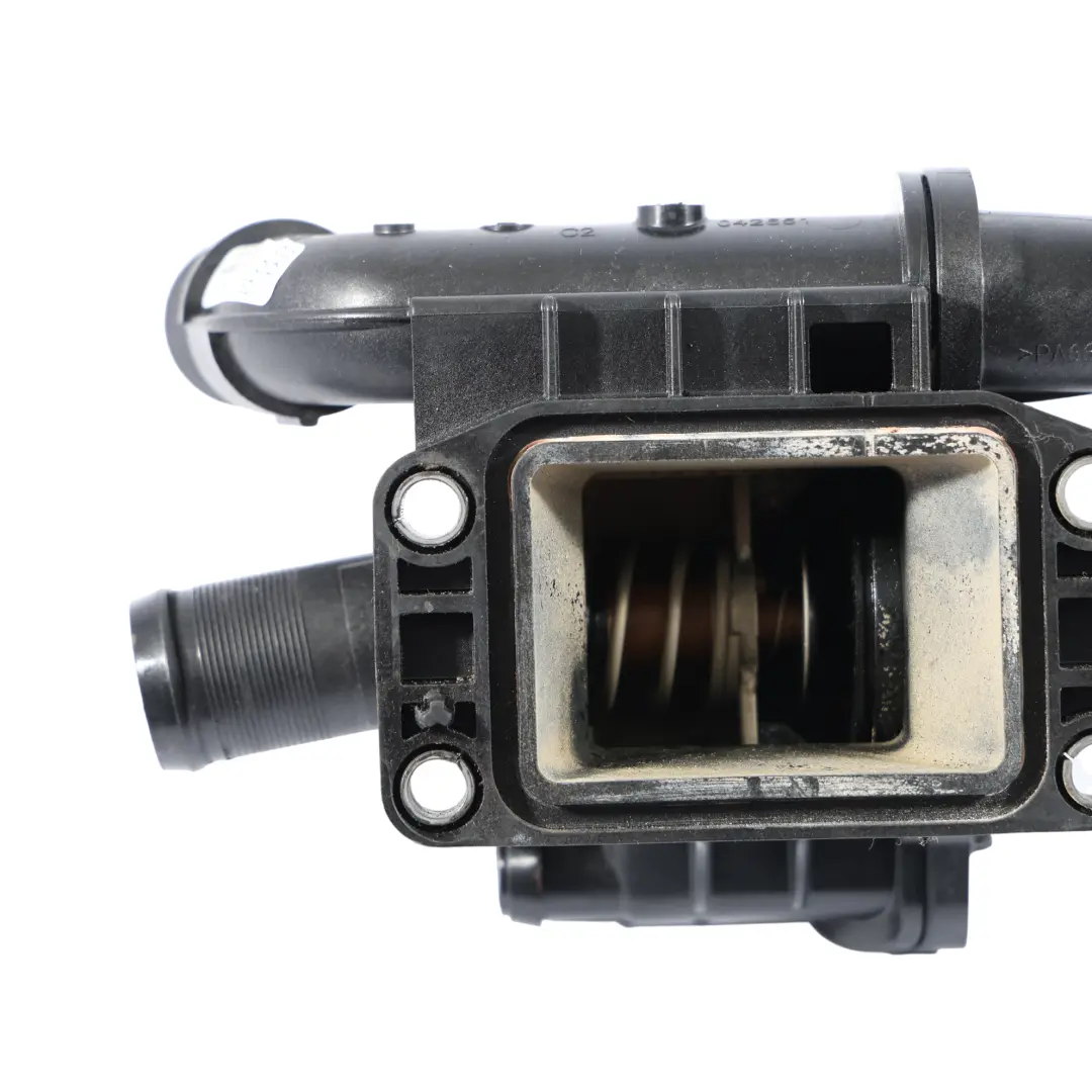 Mk2 Engine Cooling Coolant Thermostat Housing 9M5Q-8A586-BA to Ford Transit Connect with Part number 9M5Q8A586BA Ford Transit Connect Mk2 Engine Cooling Coolant Thermostat Housing 9M5Q-8A586-BA - SKU 9M5Q8A586BA - Part number 9M5Q8A586BA