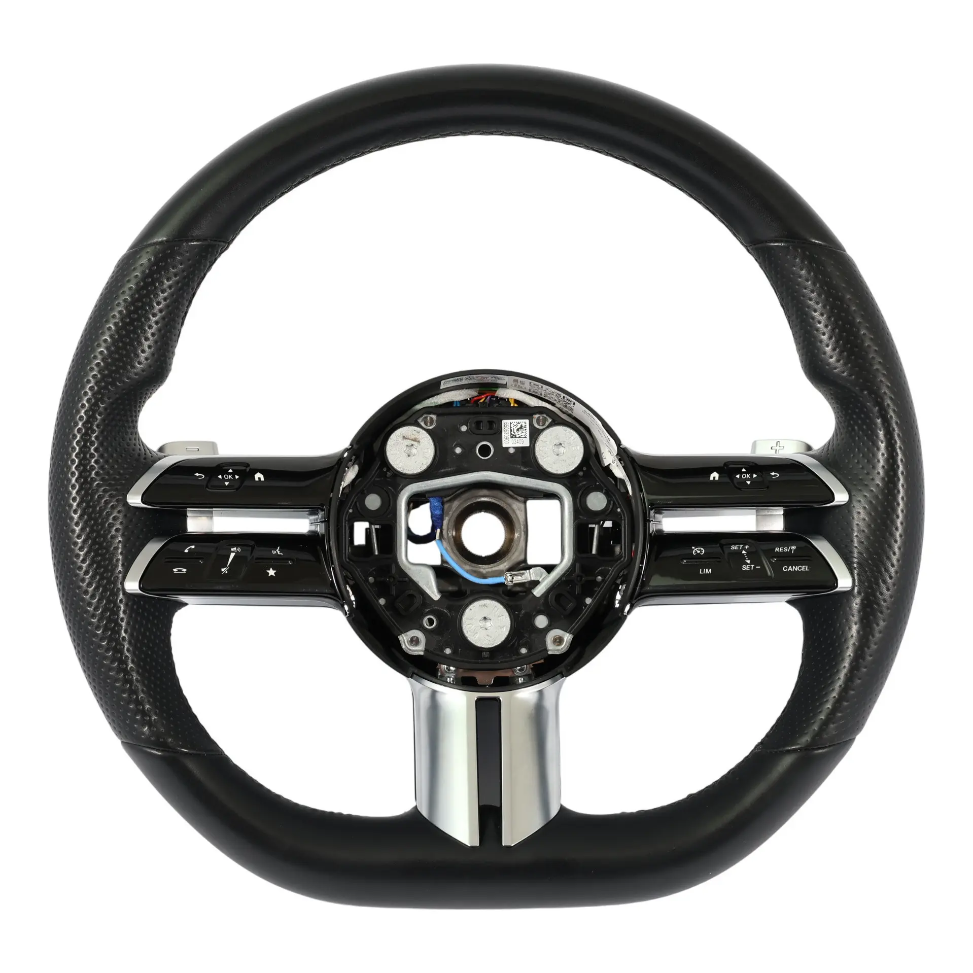 Mercedes W206 W213 C238 Volante In Pelle Nera Multifunzione Cambio al Volante