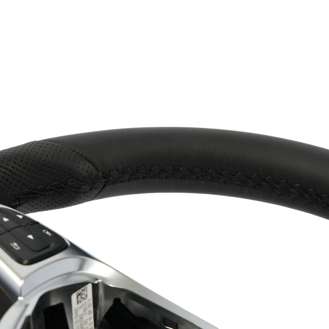Mercedes W176 W117 W246 NEUF Cuir Noir Volant Sport Palettes Changement Vitesse - SKU A0004603403-2 - Numéro de pièce A0004603403