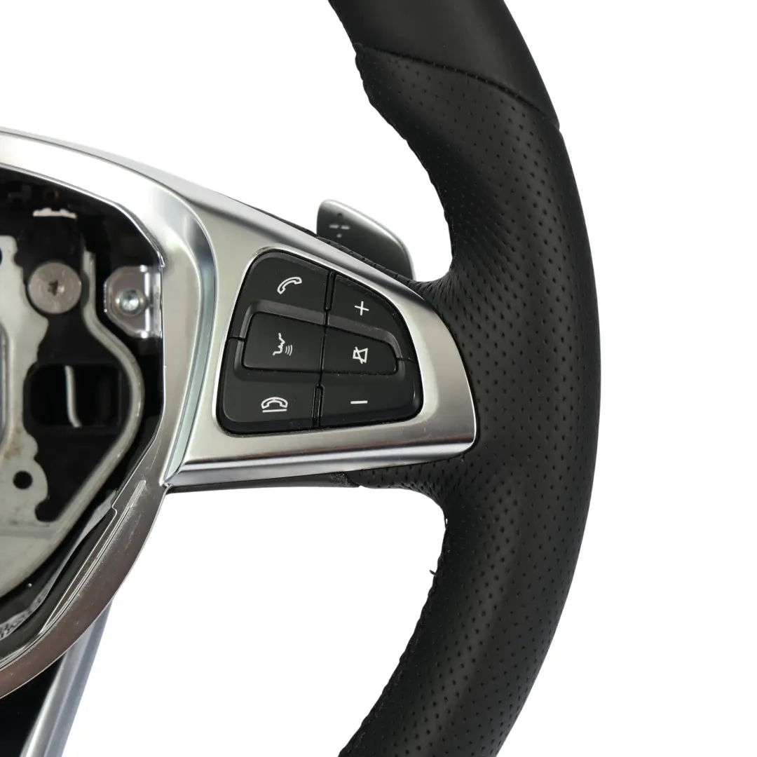 Mercedes W176 W117 W218 C218 W246 NUEVO Volante Cuero Negro Palanca de Cambio - SKU A0004603403-2 - Número de pieza A0004603403