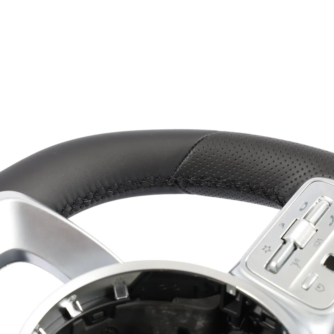 Steering Wheel Mercedes W177 W205 NEW Black Leather Multifunction Paddle Shift to with Part number A0004608402 Steering Wheel Mercedes W177 W205 NEW Black Leather Multifunction Paddle Shift - SKU A0004608402-2 - Part number A0004608402