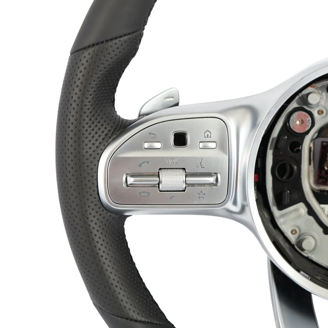 NUOVO in pelle nera multifunzione Cambio al volante per Volante Mercedes W177 W205 con numero di parte A0004608402 Volante Mercedes W177 W205 NUOVO in pelle nera multifunzione Cambio al volante - SKU A0004608402-2 - Numero di parte A0004608402
