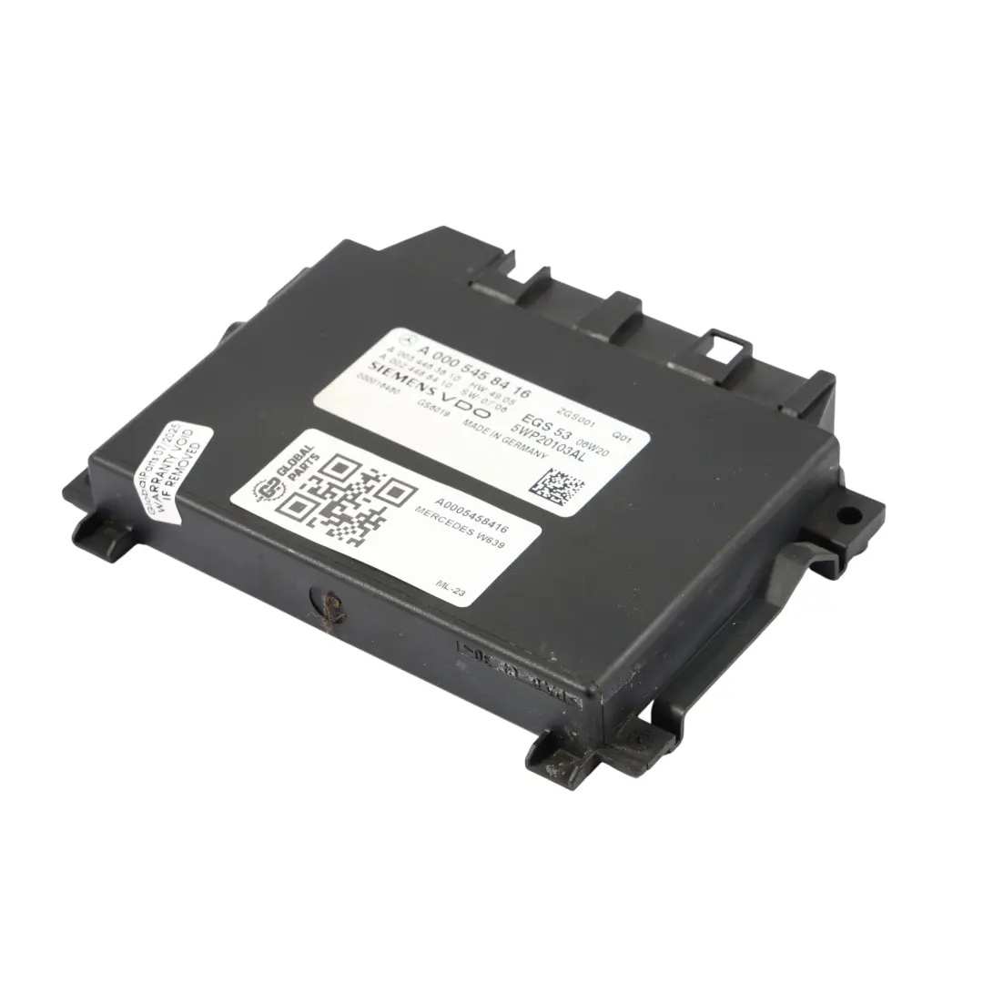 ECU Moduł Sterownik Automatycznej Skrzyni Biegów do Mercedes W639 o numerze A0005458416 Mercedes W639 ECU Moduł Sterownik Automatycznej Skrzyni Biegów - SKU A0005458416 - Numer Części A0005458416
